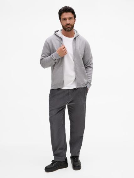 Толстовка унисекс Stone серый меланж, размер XL
