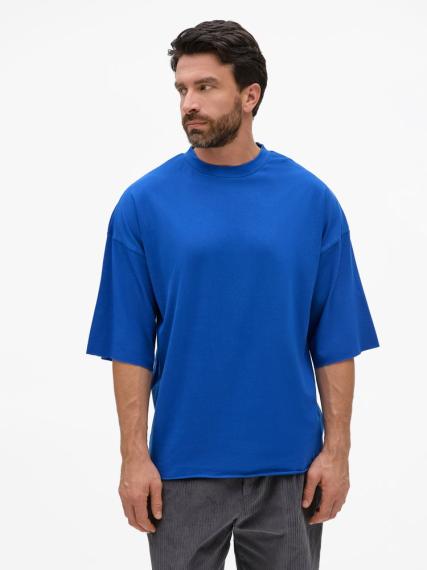 Футболка унисекс T1, синяя, размер M/L