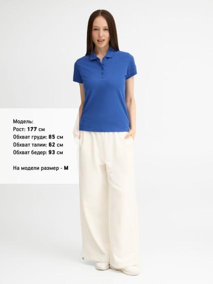 Рубашка поло женская People 210 ярко-синяя (royal), размер XL