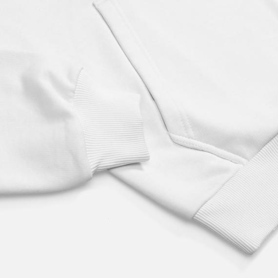 Толстовка унисекс оверсайз Sartoro, белая, размер XS/S