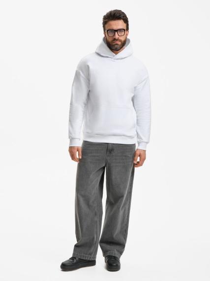 Худи унисекс оверсайз Daylero, белое, размер M/L