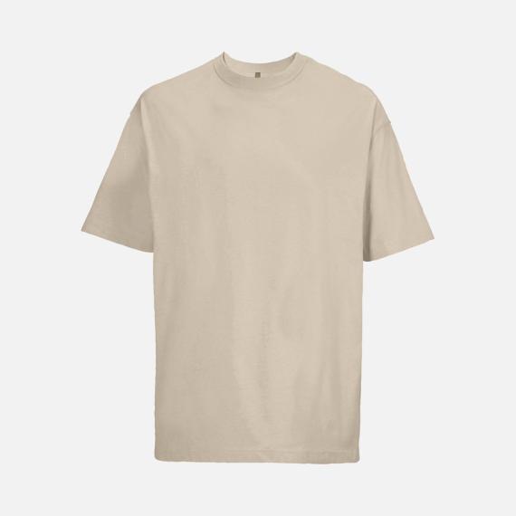Футболка оверсайз мужская Boxy Men, бежевая (льняная), размер S