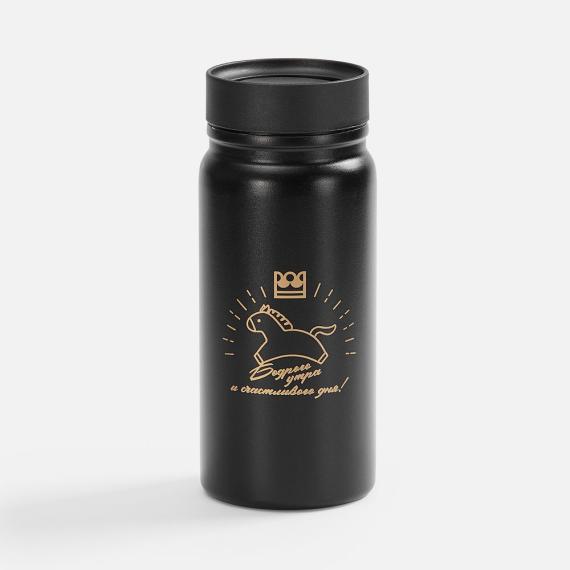 Термостакан Hardproof, черный