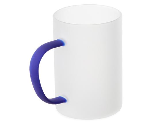 Стеклянная матовая кружка для сублимации «Акцент»