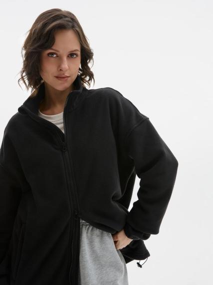 Куртка флисовая унисекс Nebo, черная, размер S