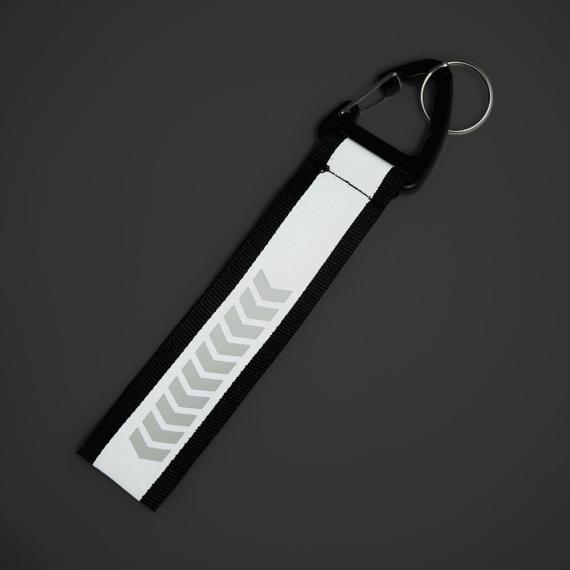 Светоотражающий брелок Flashline, серый с черным
