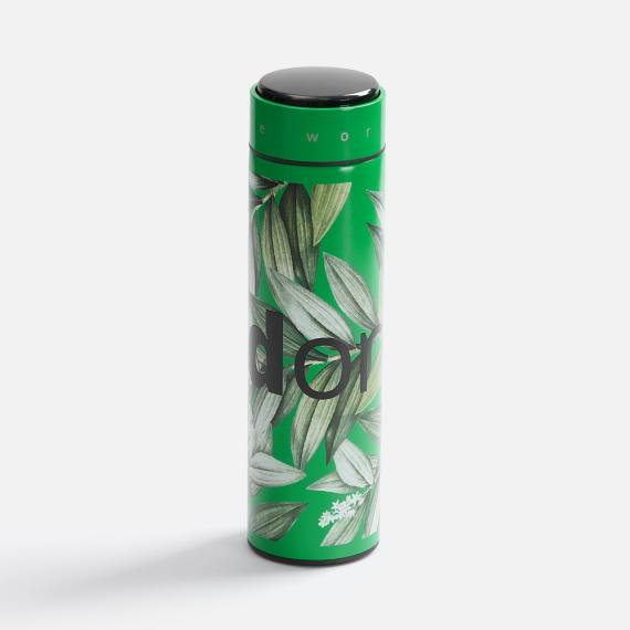 Смарт-бутылка с заменяемой батарейкой Long Therm, зеленая