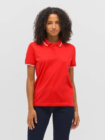 Рубашка поло унисекс Palermo, черная с белым, размер M