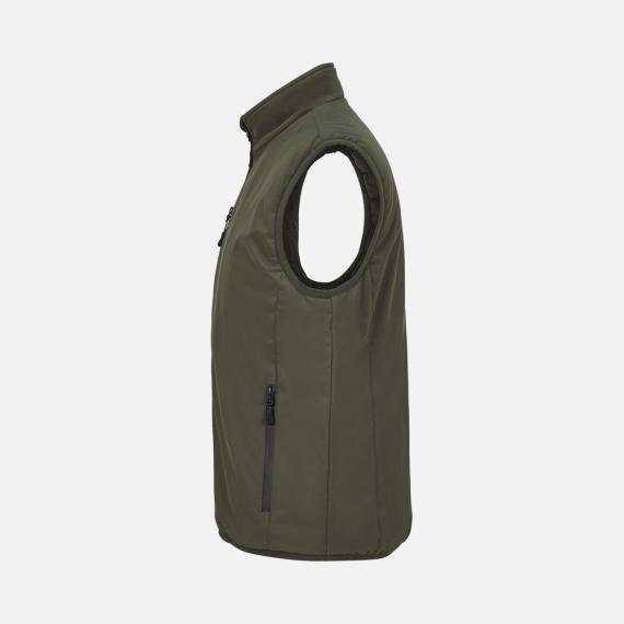 Жилет софтшелл унисекс Falcon BW, темный хаки, размер M