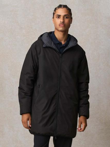 Куртка-парка унисекс Reverse, темно-синяя, размер XS