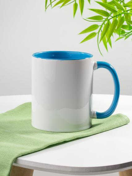 Кружка Promo Plus для сублимационной печати, светло-голубая