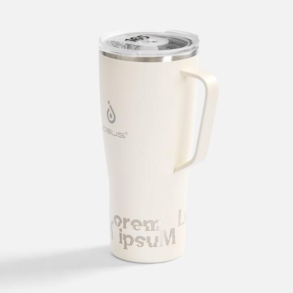 Термостакан Kasumigaoka, белый (молочный)