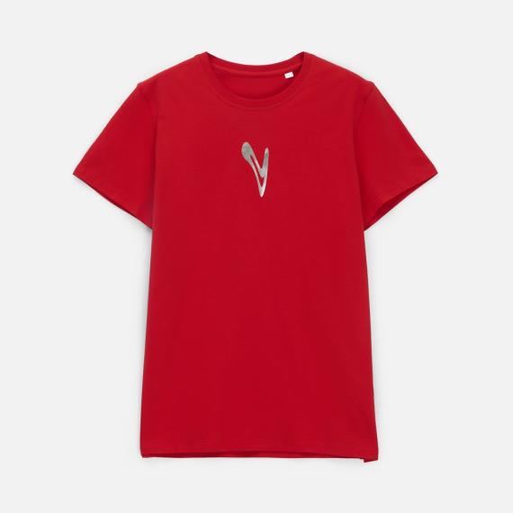 Футболка мужская T-bolka Stretch, красная, размер XXL