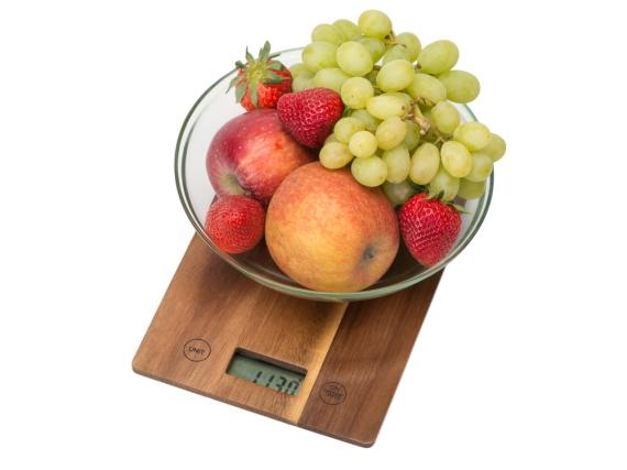 Кухонные весы из акации «Home Chef»