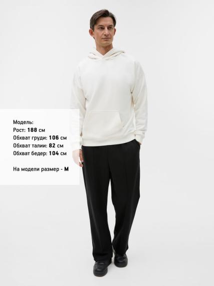 Худи унисекс оверсайз Esplanada, молочно-белое, размер M