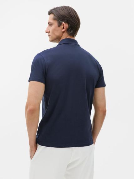 Рубашка поло мужская Prescott men 170 кобальт (темно-синяя), размер XL