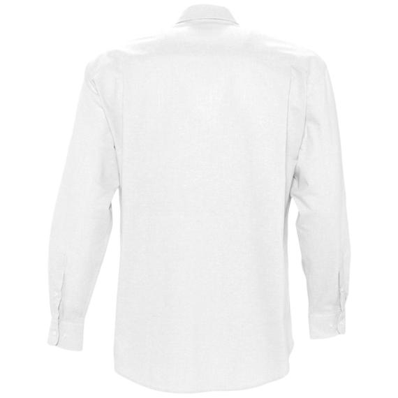 Рубашка мужская с длинным рукавом Boston белая, размер L