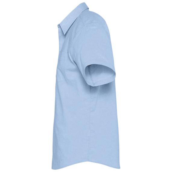 Рубашка мужская с коротким рукавом Brisbane голубая, размер XL