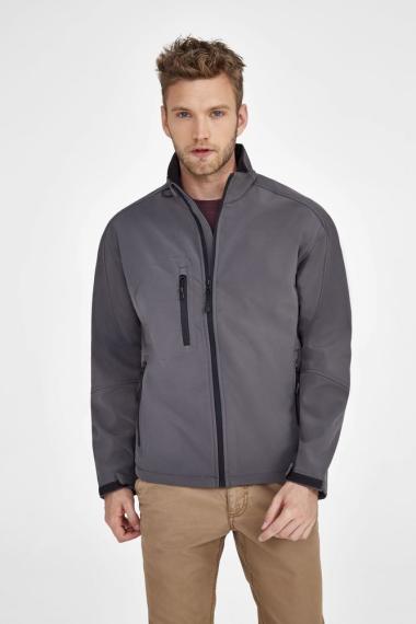 Куртка мужская на молнии Relax 340 ярко-синяя, размер XXL