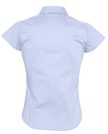 Рубашка женская с коротким рукавом Excess голубая, размер L